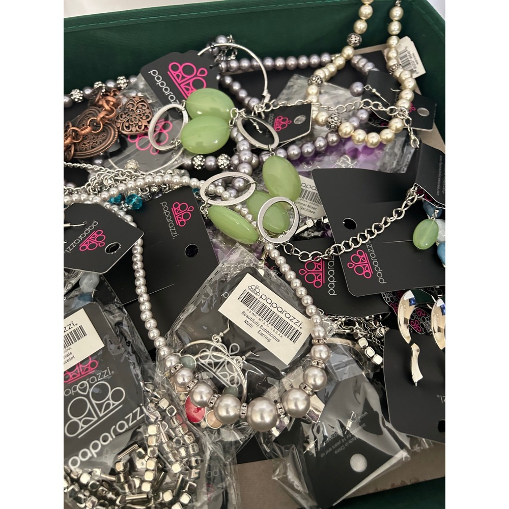 Jewelry Bulk Lot 15 Mixed Paparazzi Necklace Earring Bracelet Ring Paparazzi NEW